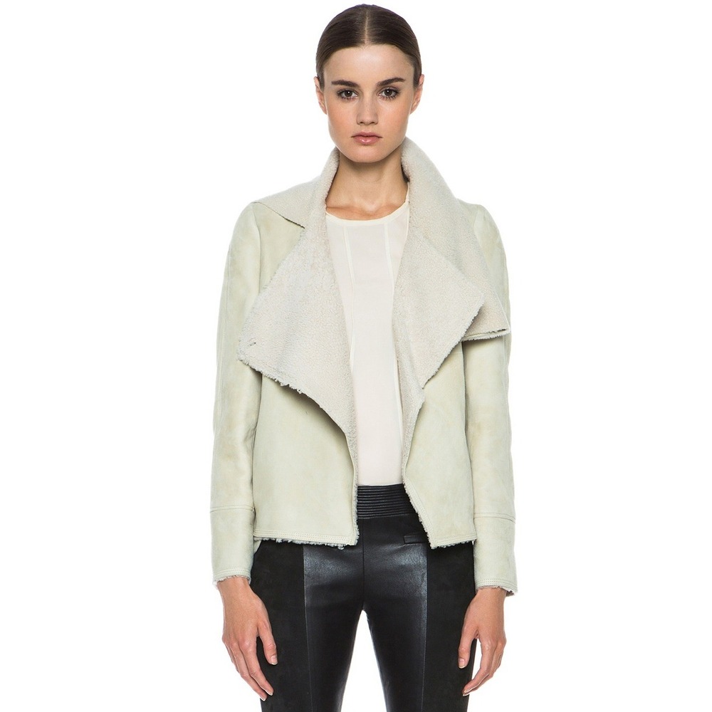 $4400🔥ISABEL MARANT Lamb Leather Shearling Jacket Coat Clayne NWT Size 38‎ US 8